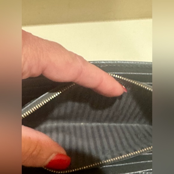 Fendi Off Pink/Grey Leather Envelope
Continental Wallet - Picture 7 of 16